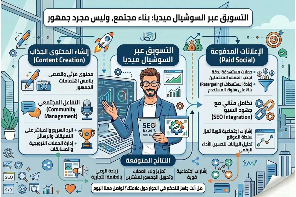 التسويق عبر السوشيال ميديا