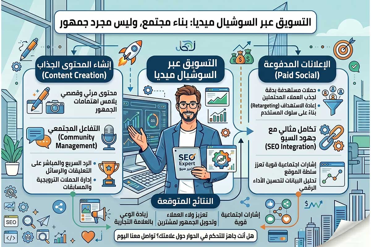 التسويق عبر السوشيال ميديا